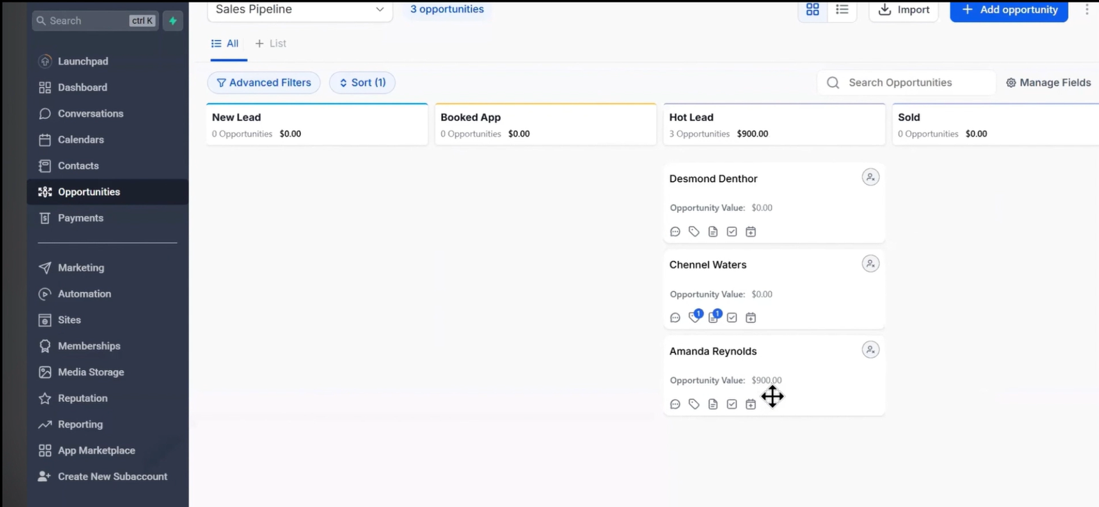 GoHighLevel Roofing Sales Pipeline Automation screenshot 3